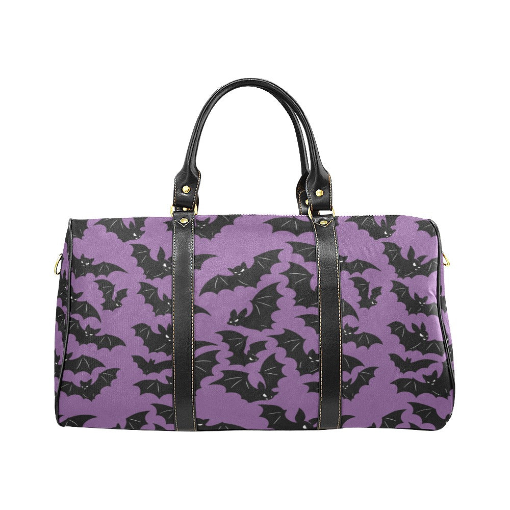 Purple Bats Travel Bag