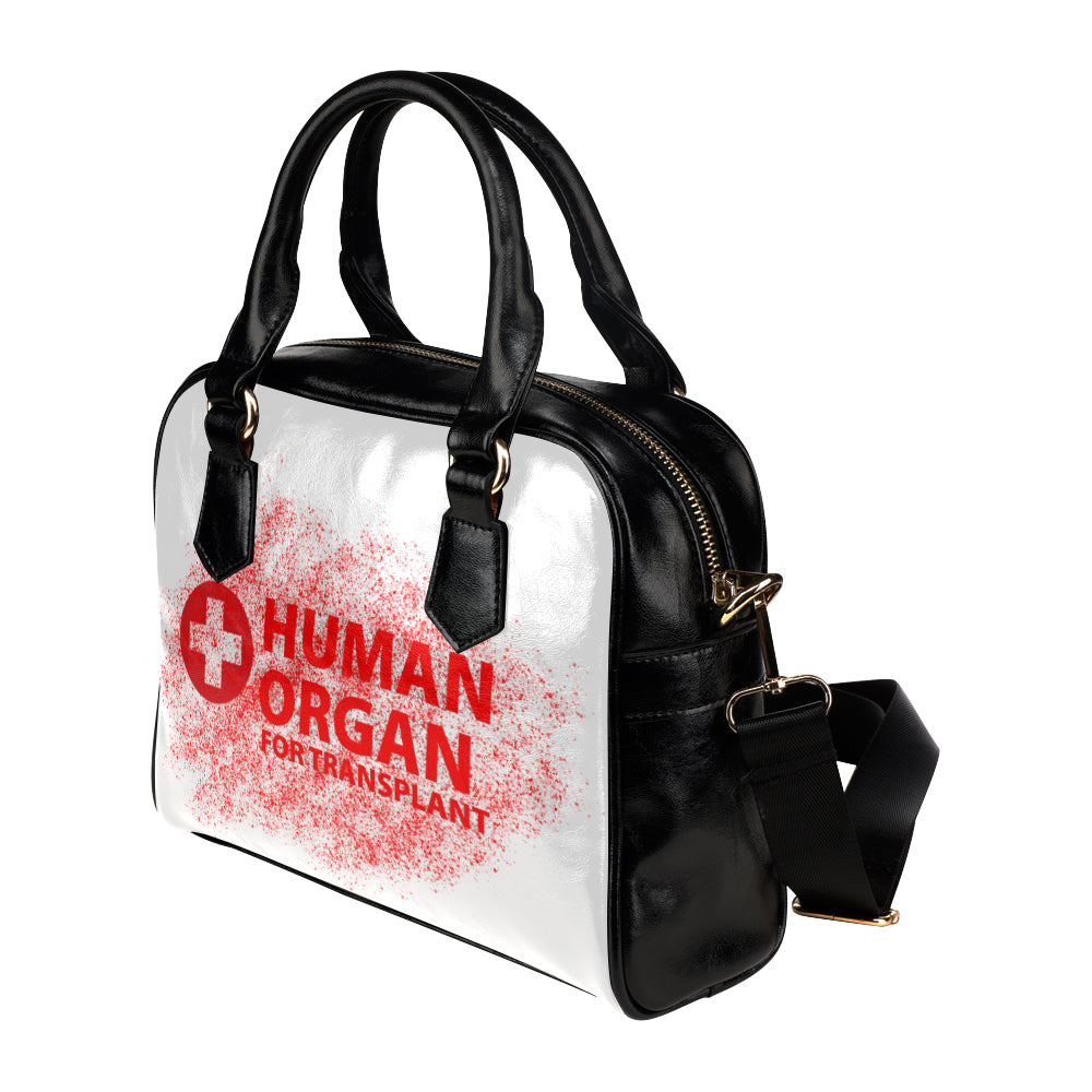 Human Skull Shoulder Handbag
