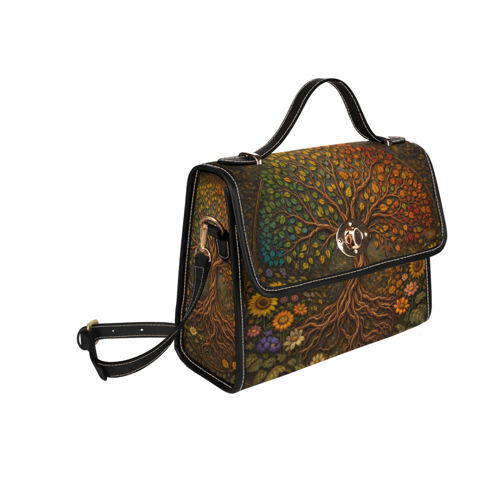 Colorful Tree of Life Canvas Bag