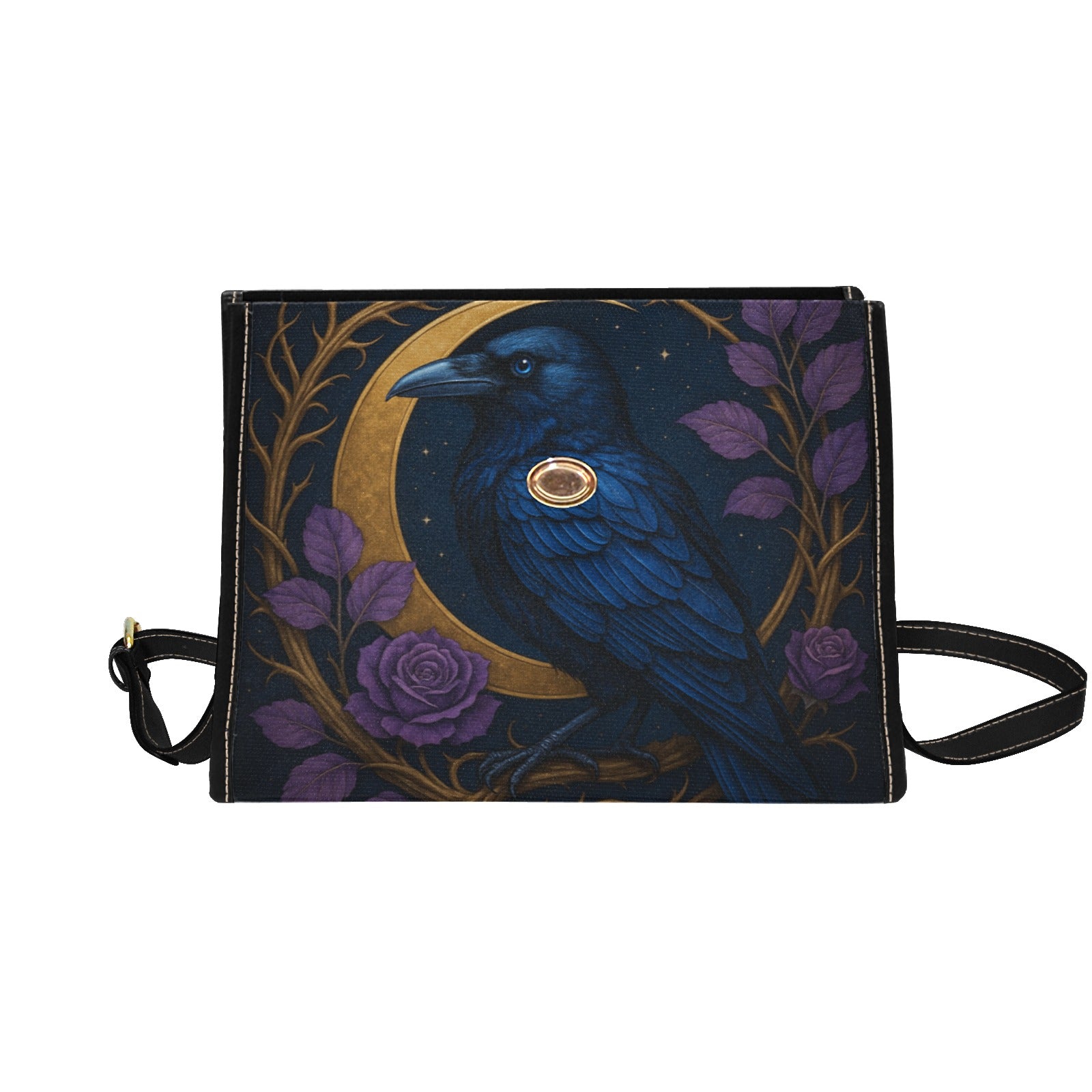 Crow & Moon Canvas Bag