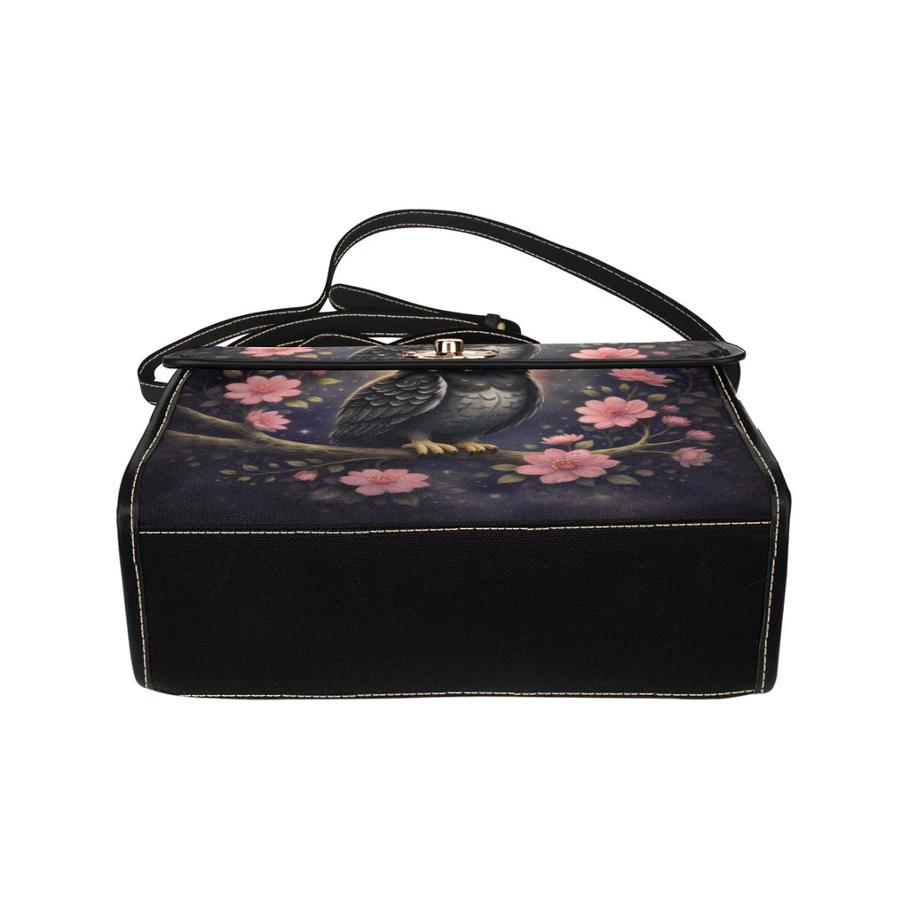 Owl & Flowers Canvas Bag