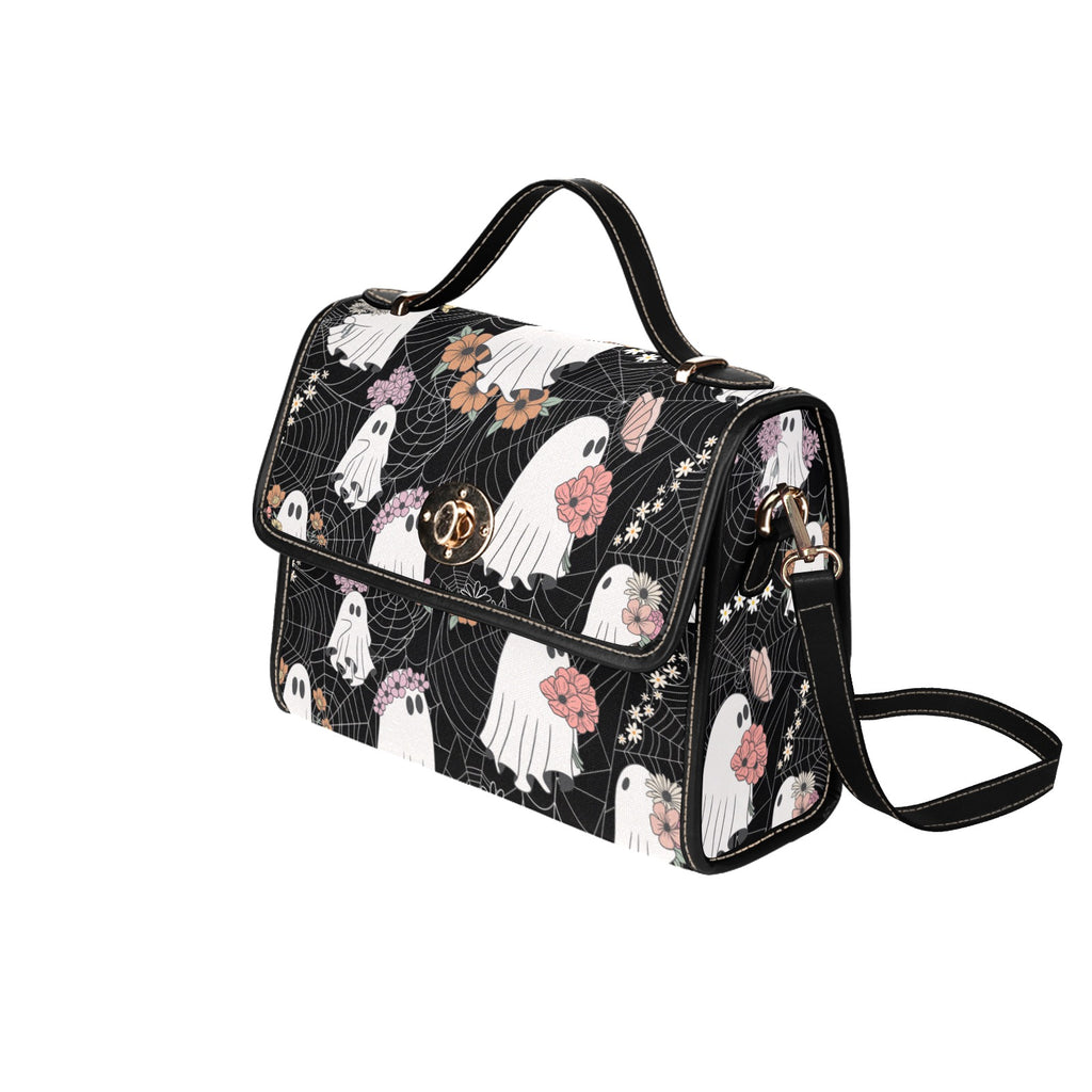 Ghost & Spiderweb Canvas Bag