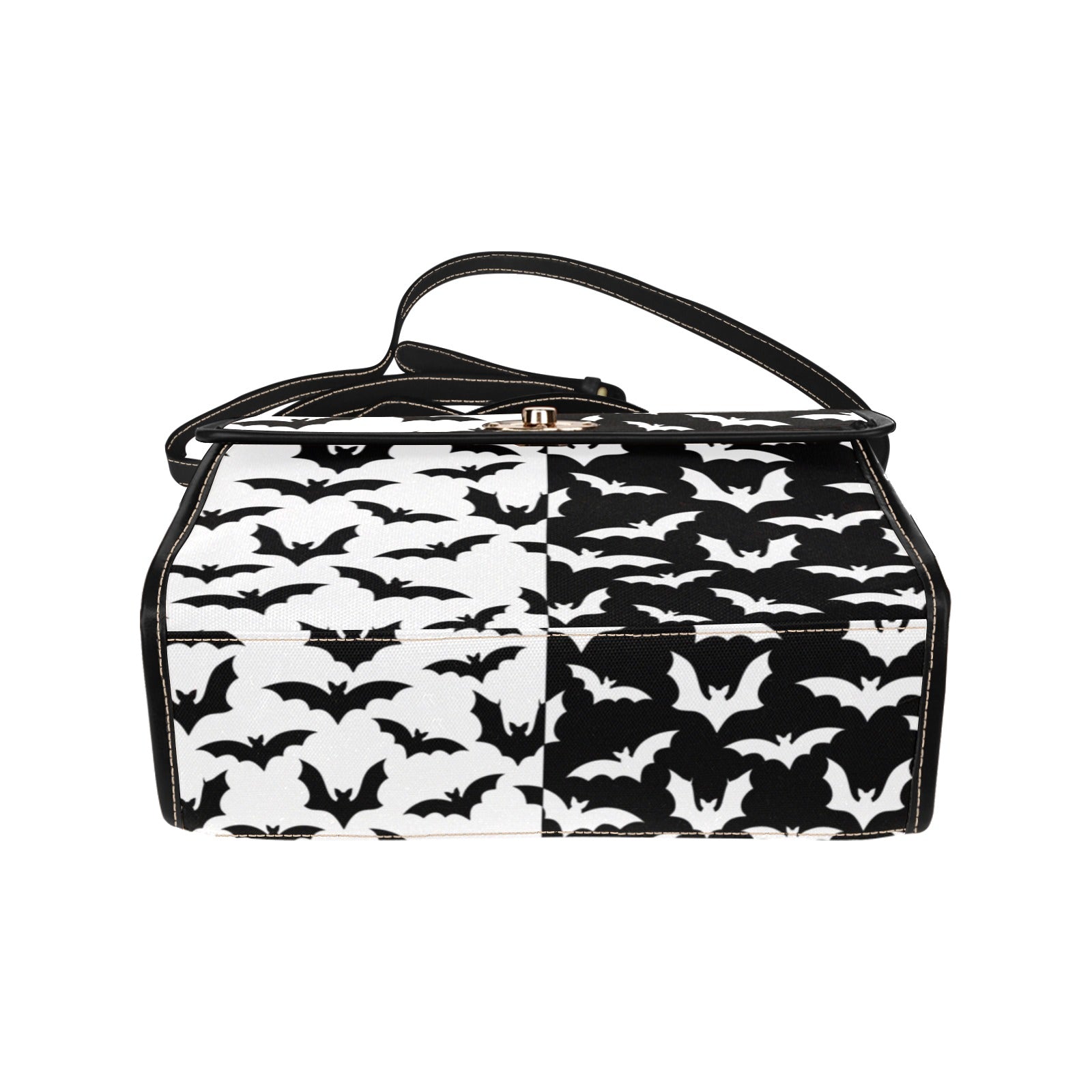 Black & White Bats Canvas Bag