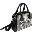 Mad Hatter Wonderland Shoulder Handbag three-quarter view