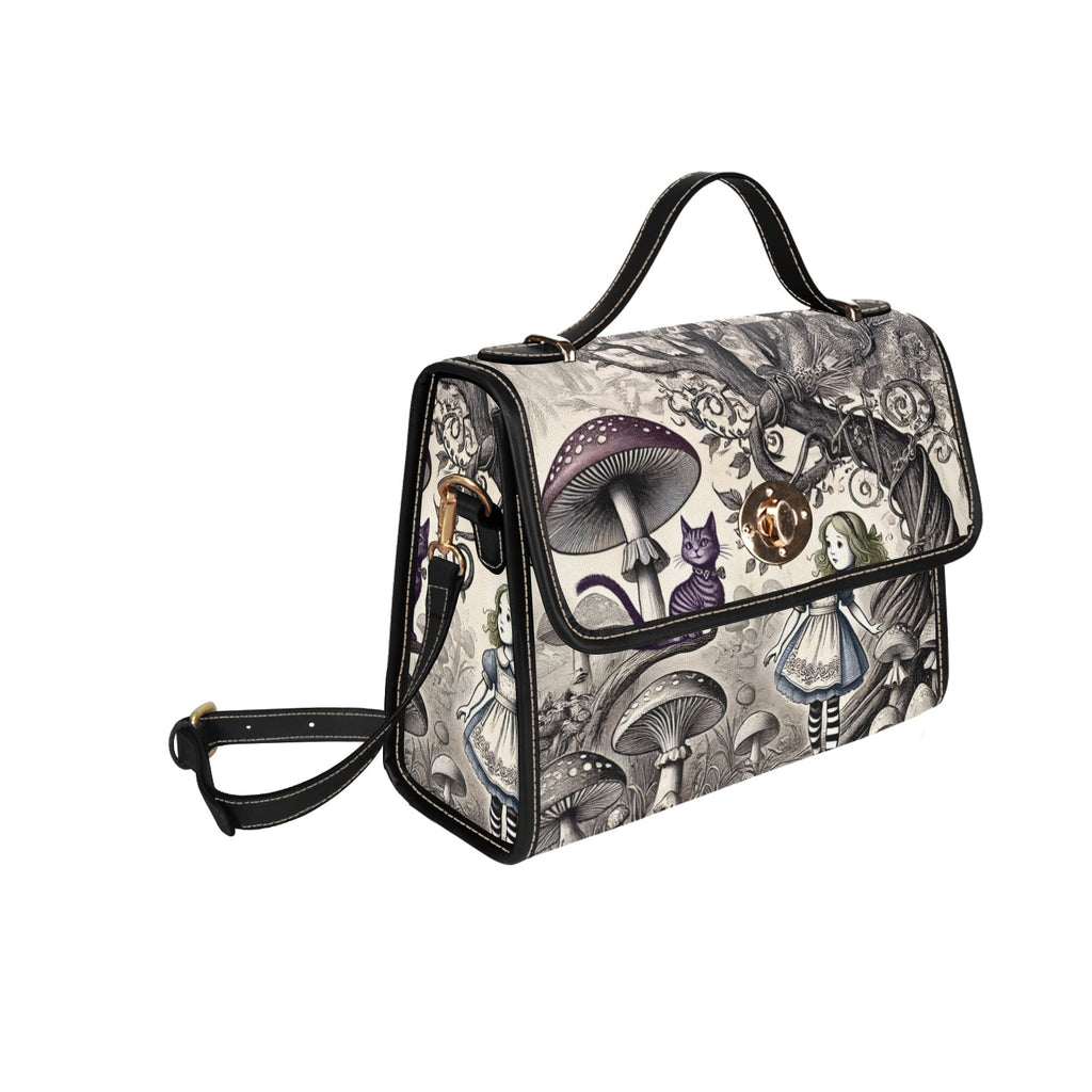 Alice & Cheshire Cat Canvas Bag