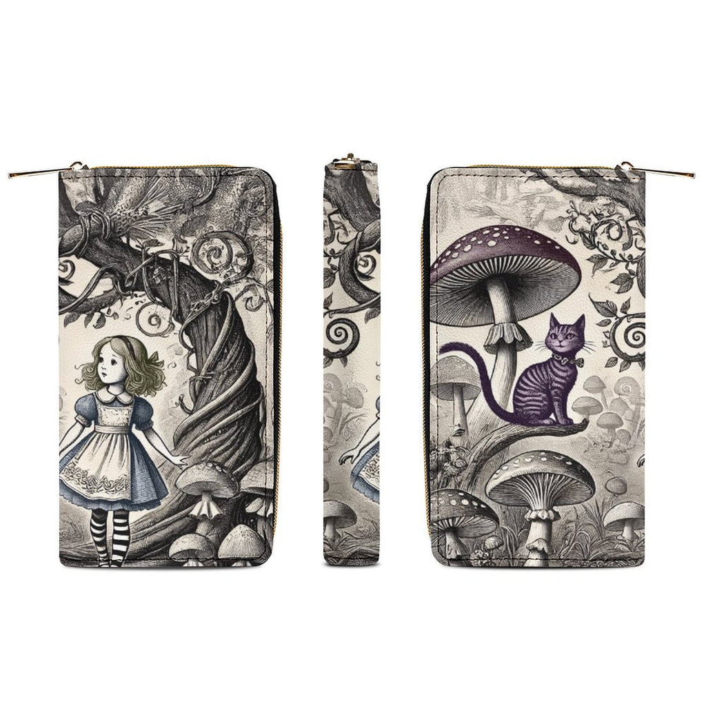 Wonderland Storybook Leather Wallet