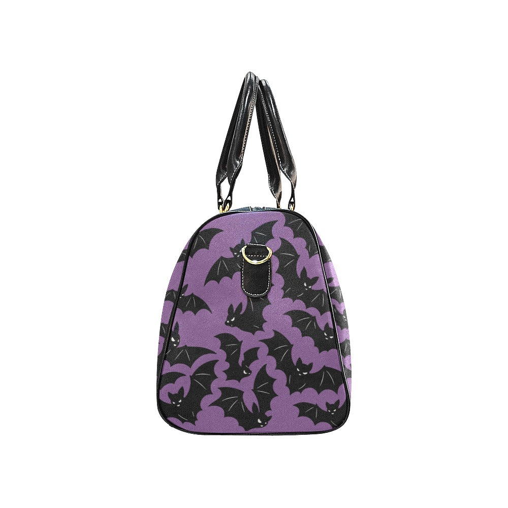 Purple Bats Travel Bag