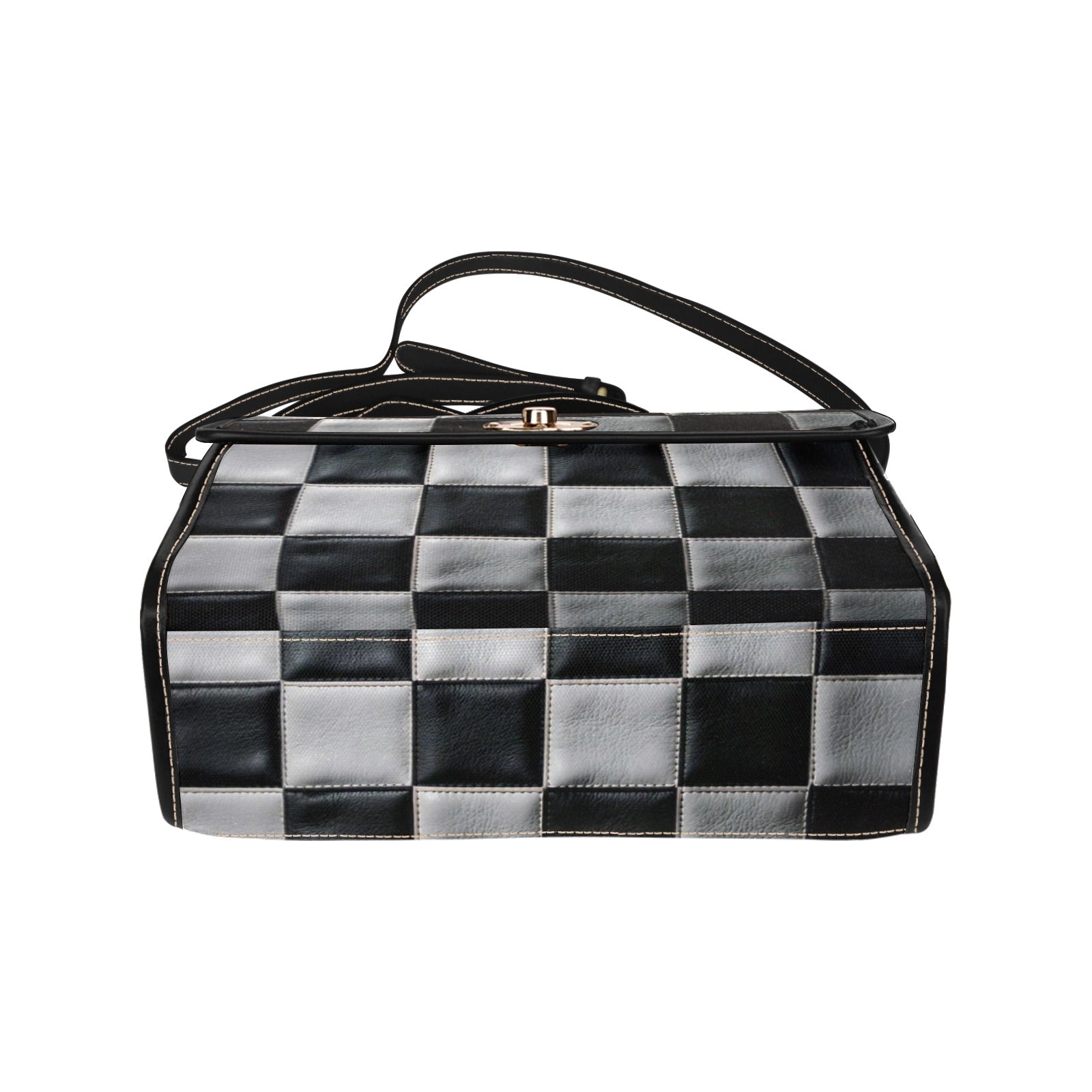 Checkerboard Canvas Bag
