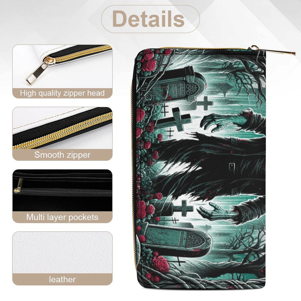 Vampire Castle Leather Wallet