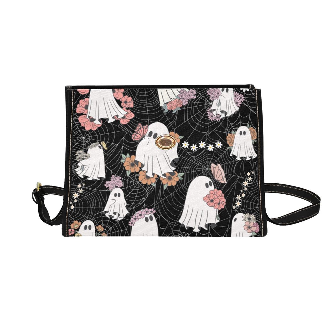 Ghost & Spiderweb Canvas Bag