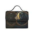 Dark Floral Canvas Bag