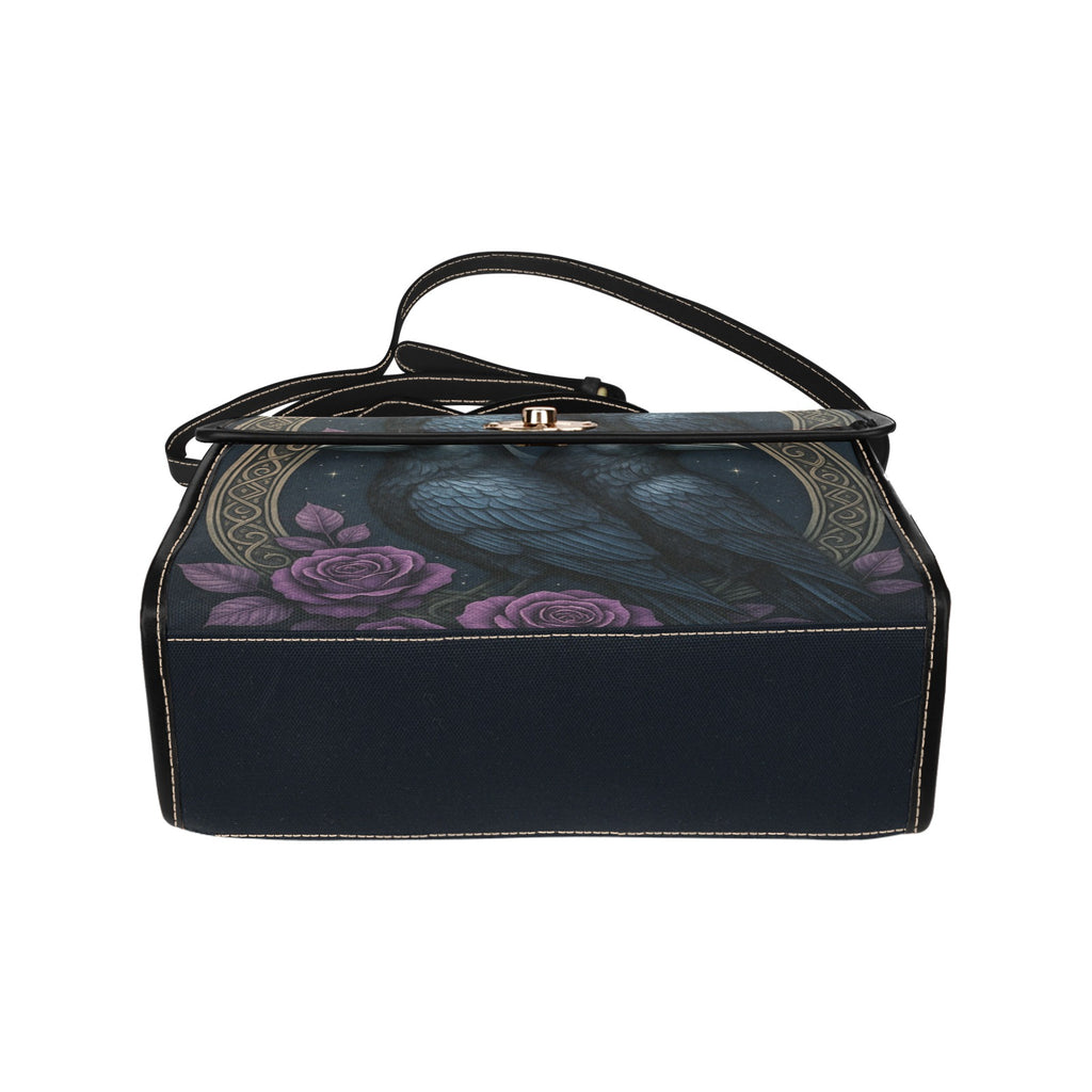 Twin Crows Canvas Bag