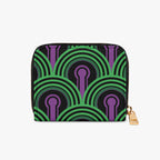 Room 237 Carpet Bifold Zipper Wallet exterior front view