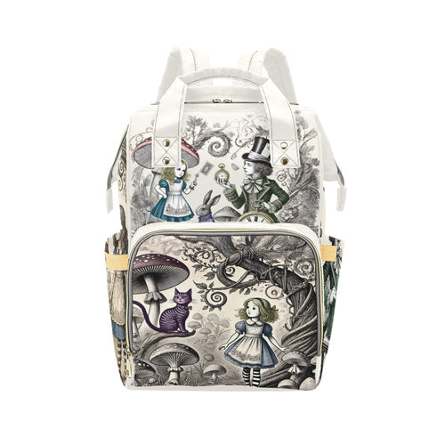 alice unique diaper backpack laptop BEIS The Ultimate in Atlas Pink cross weave canvas are treated with our Grime Shield Coating to easily wipe clean Levy Backpack Diaper Bag- Dusty