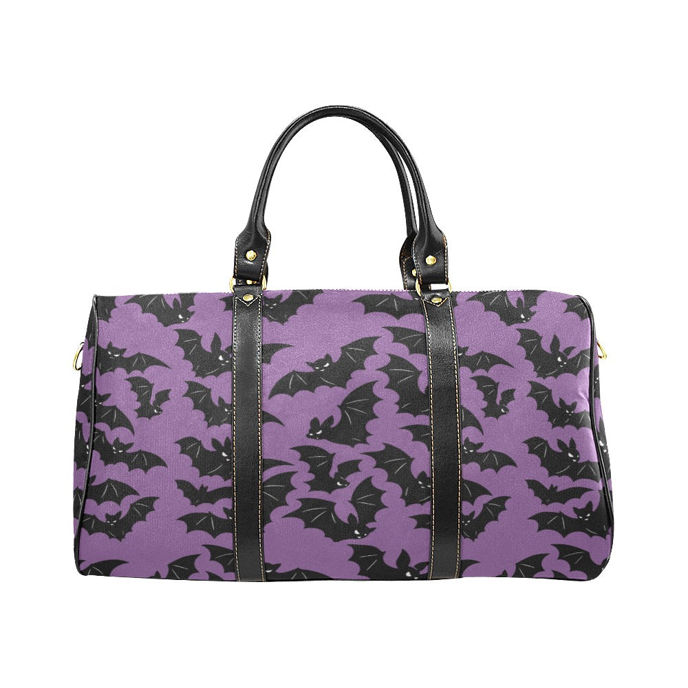 Purple Bats Travel Bag