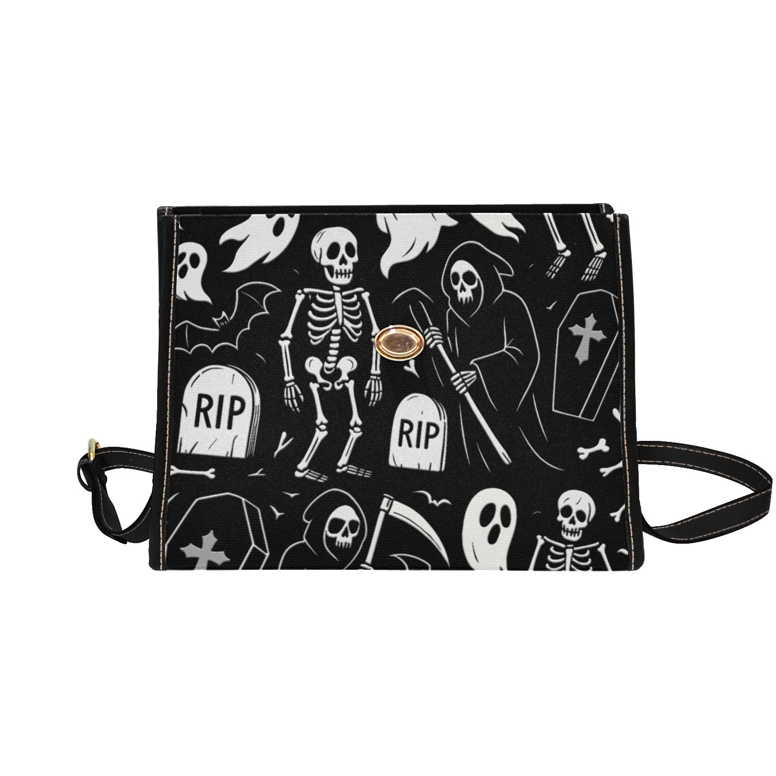 Grim Reaper Canvas Bag
