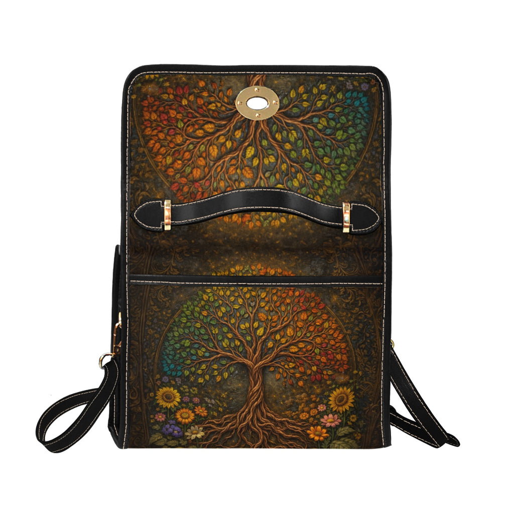 Colorful Tree of Life Canvas Bag