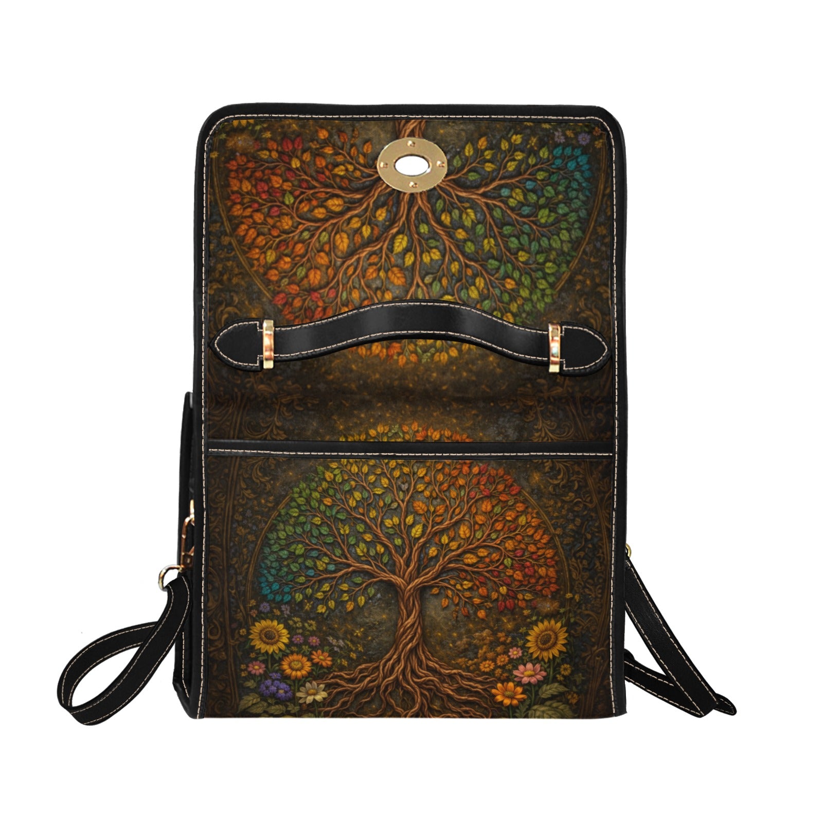 Colorful Tree of Life Canvas Bag