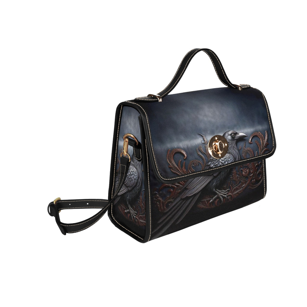 Black Crow Canvas Bag