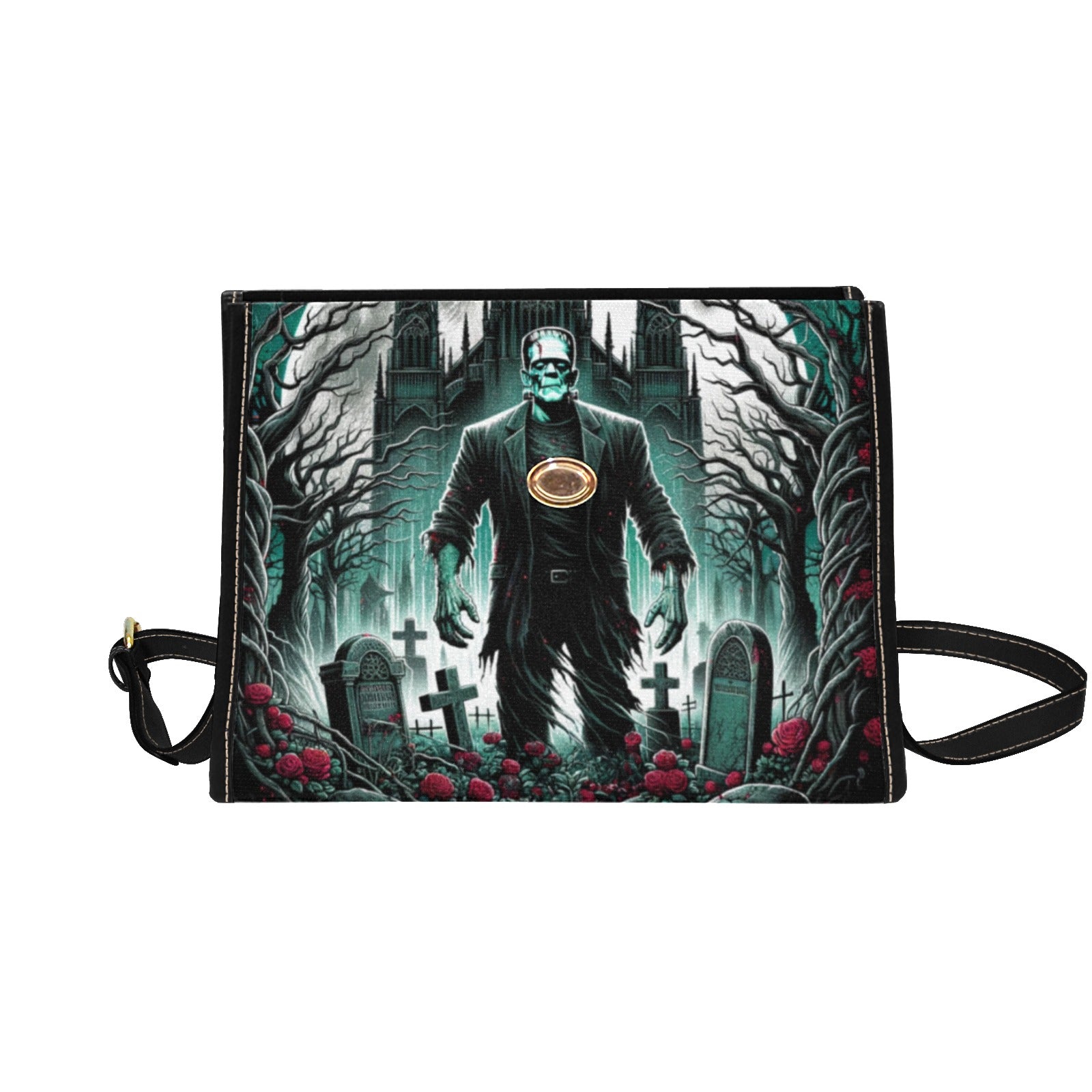 Frankenstein Grave Canvas Bag