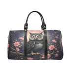 Owl & Flowers Travel Bag front view