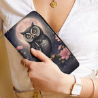 Moonlit Owl Wallet held for scale