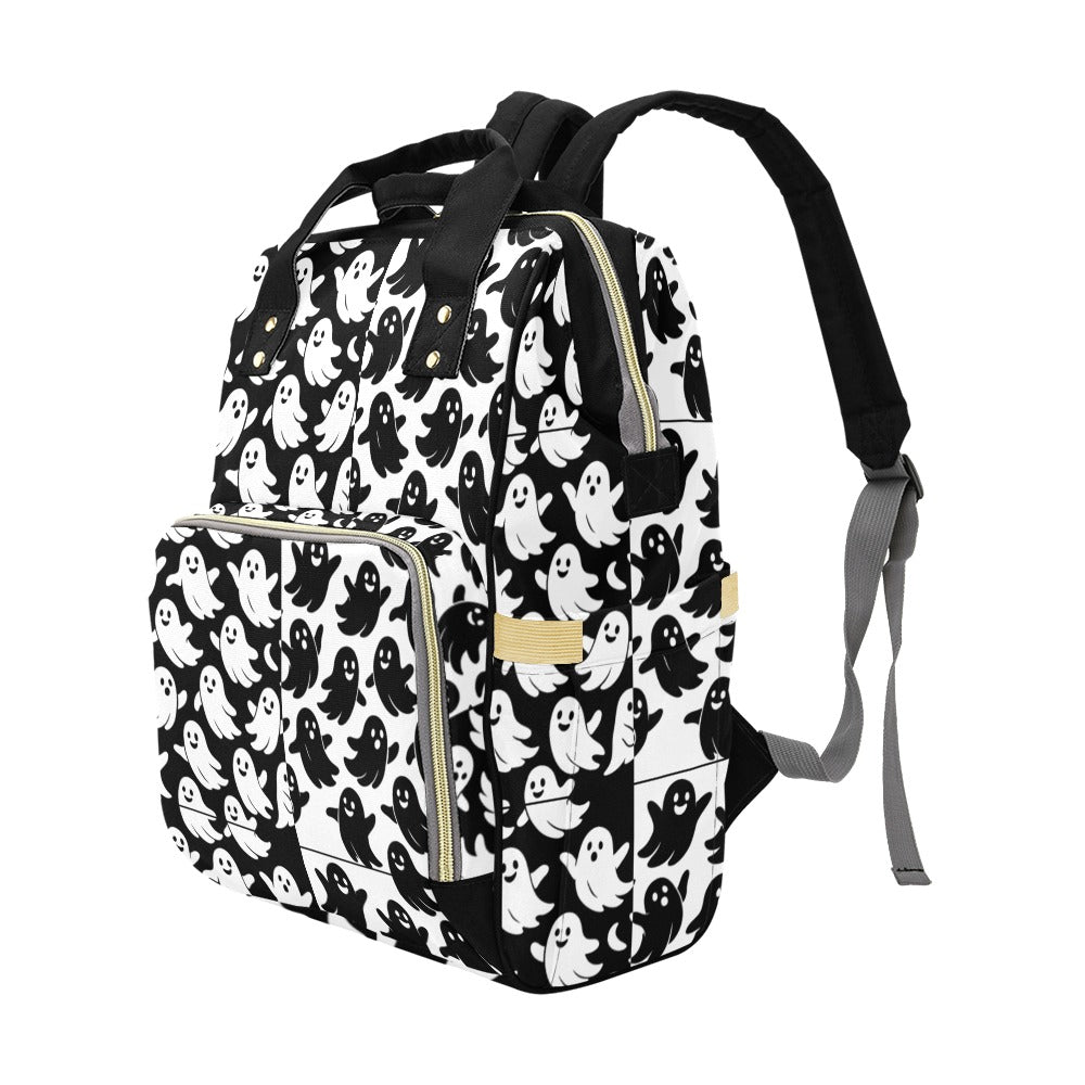 Black & White Ghost Backpack