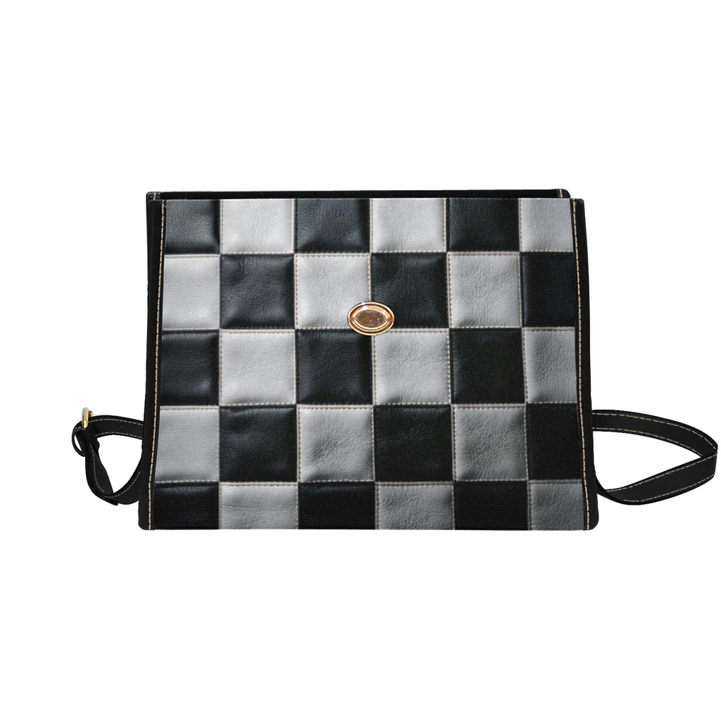 Checkerboard Canvas Bag