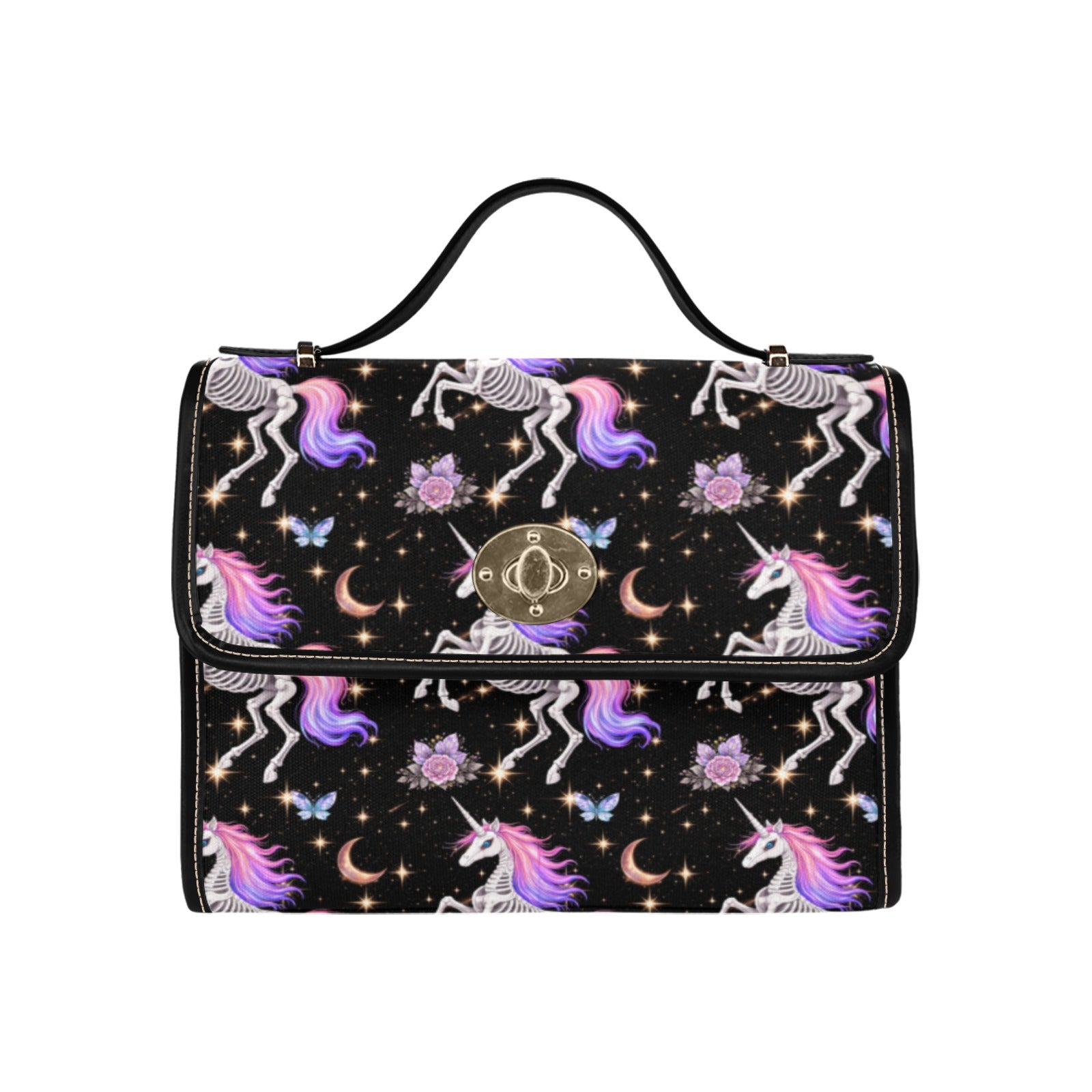 Enchanted Unicorn Canvas Bag