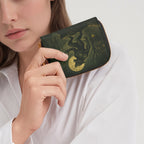 Moonlit Werewolf Bifold Zipper Wallet lifestyle close-up