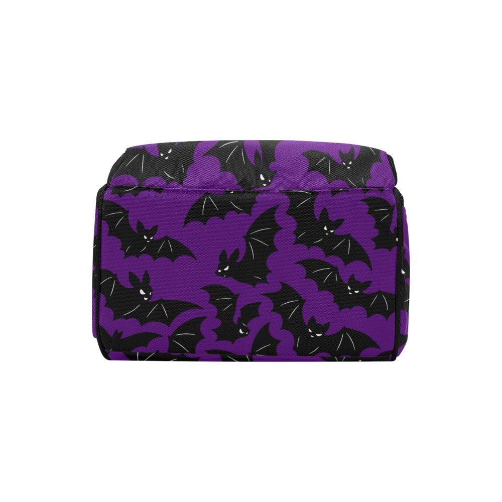 Purple Bats Backpack