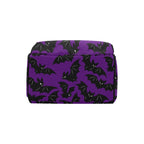 Purple Bats Backpack bottom view