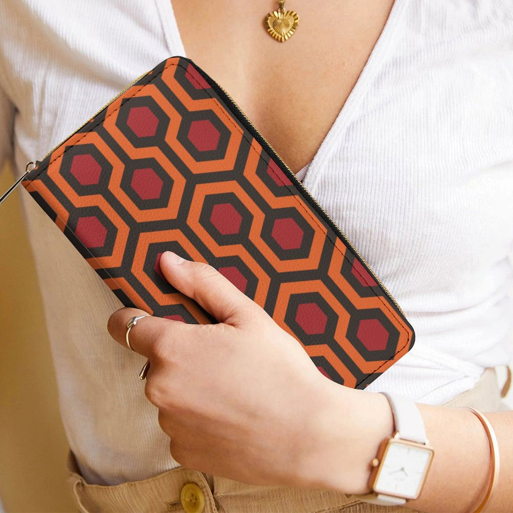 Haunted Hotel Carpet Leather Wallet