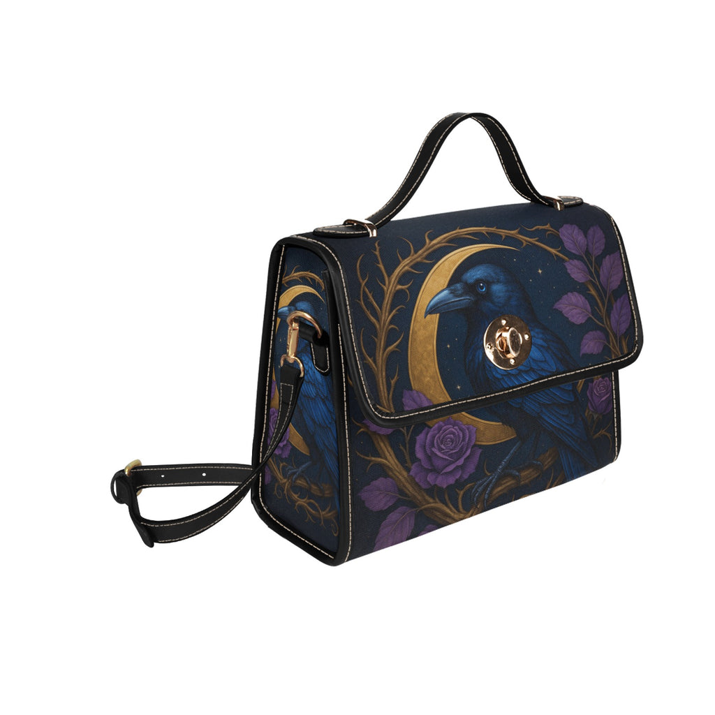 Crow & Moon Canvas Bag