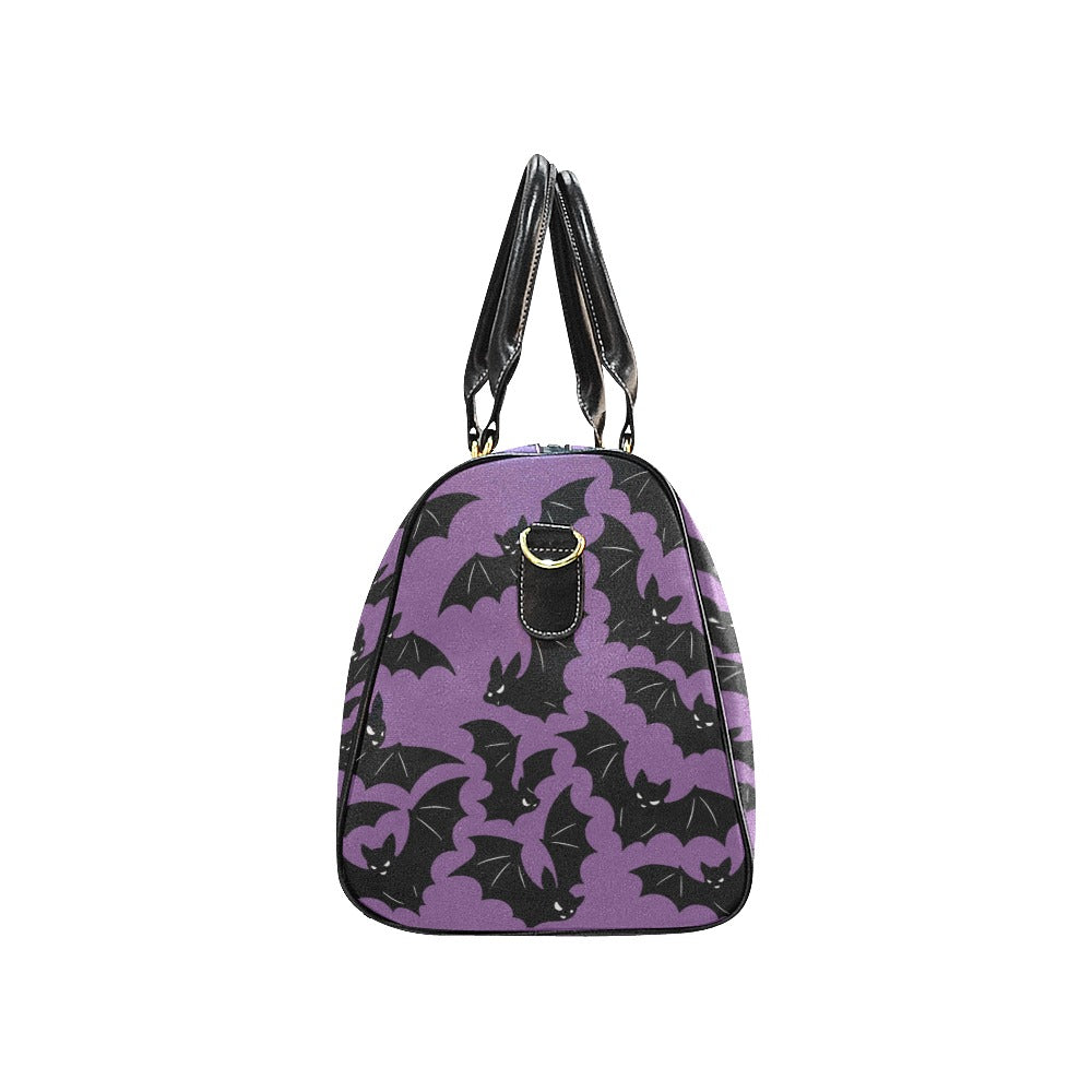 Purple Bats Travel Bag